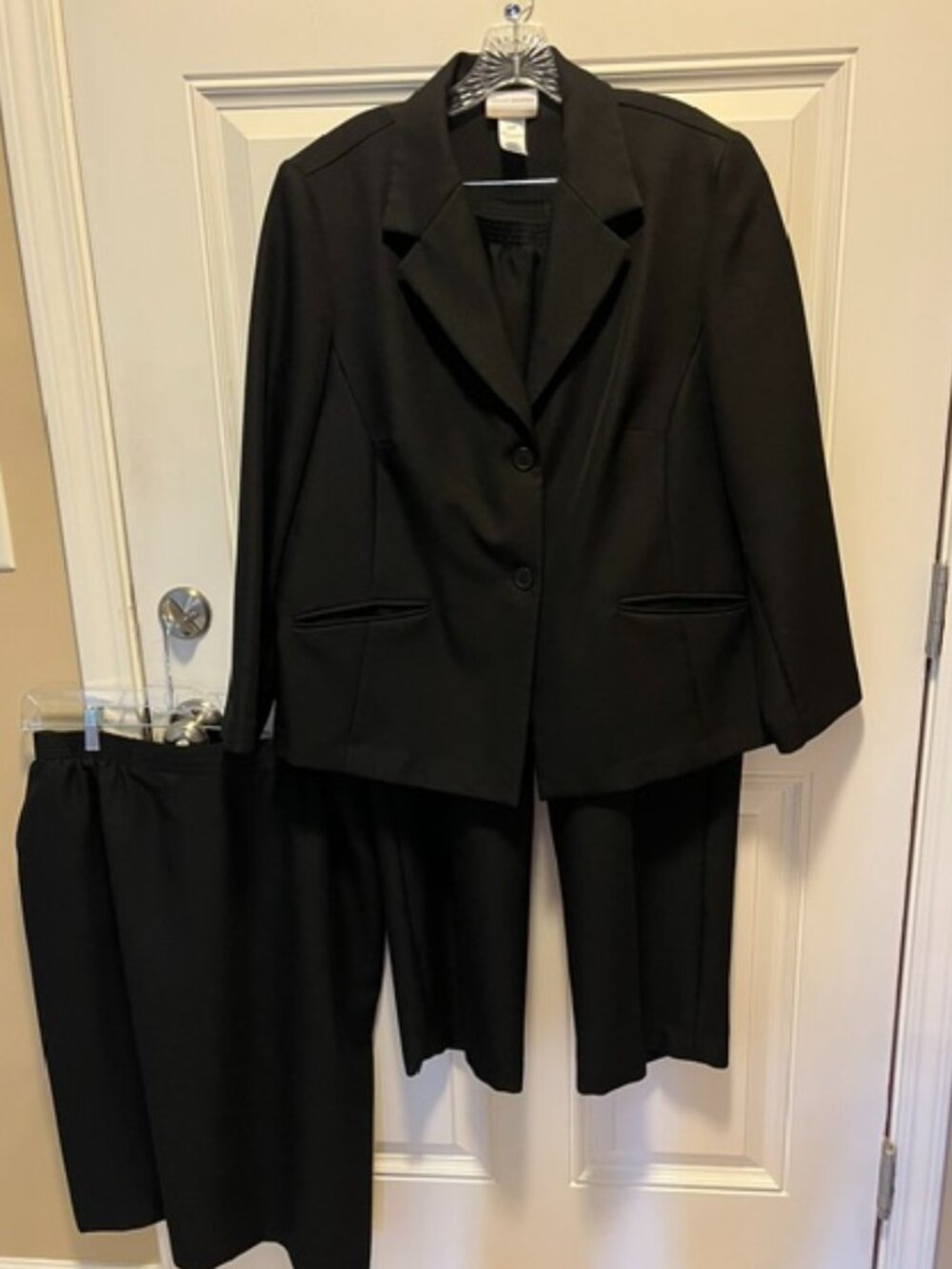 Alfred Dunner Suit Black 16W